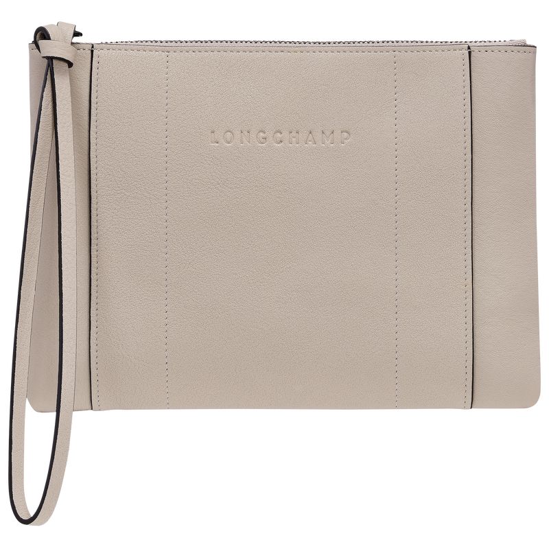 Men Longchamp 3D Pouch Brown | Philippines-421XHEDBK
