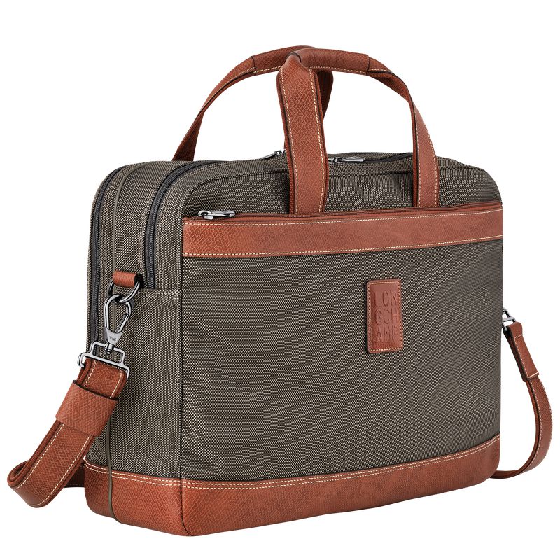 Men Longchamp Boxford L Briefcase Brown | Philippines-310FJWEPT