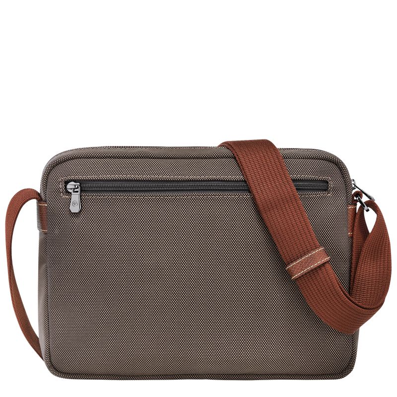 Men Longchamp Boxford M Camera Crossbody Bag Brown | Philippines-932KSGDUP