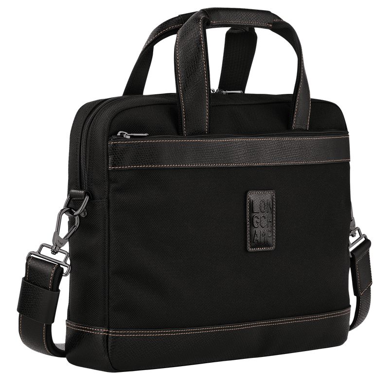 Men Longchamp Boxford S Briefcase Black | Philippines-073HZFWCX