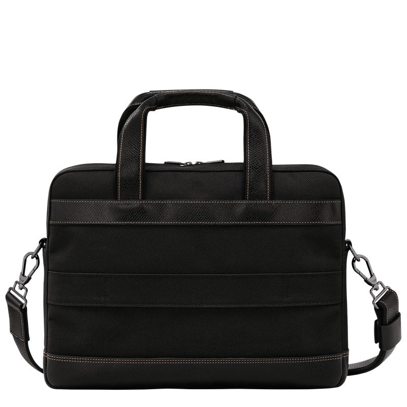 Men Longchamp Boxford S Briefcase Black | Philippines-073HZFWCX