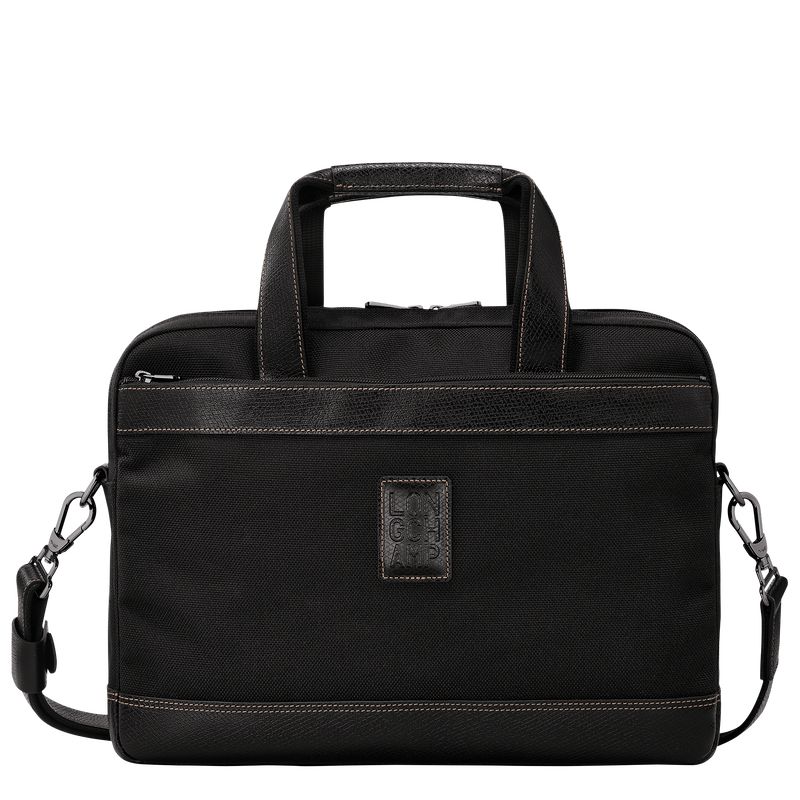 Men Longchamp Boxford S Briefcase Black | Philippines-073HZFWCX