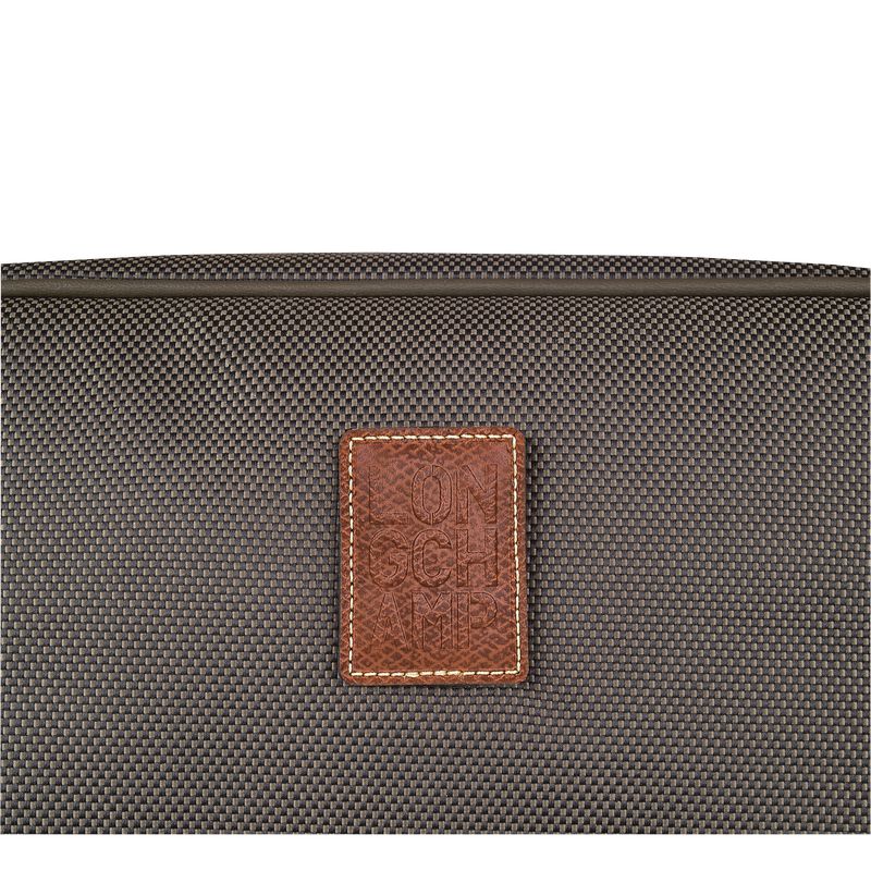 Men Longchamp Boxford Toiletry Bags Brown | Philippines-708ESDLKG