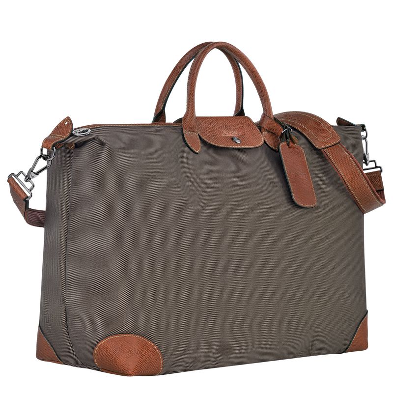 Men Longchamp Boxford Xl Travel Bag Brown | Philippines-659CKHYXQ