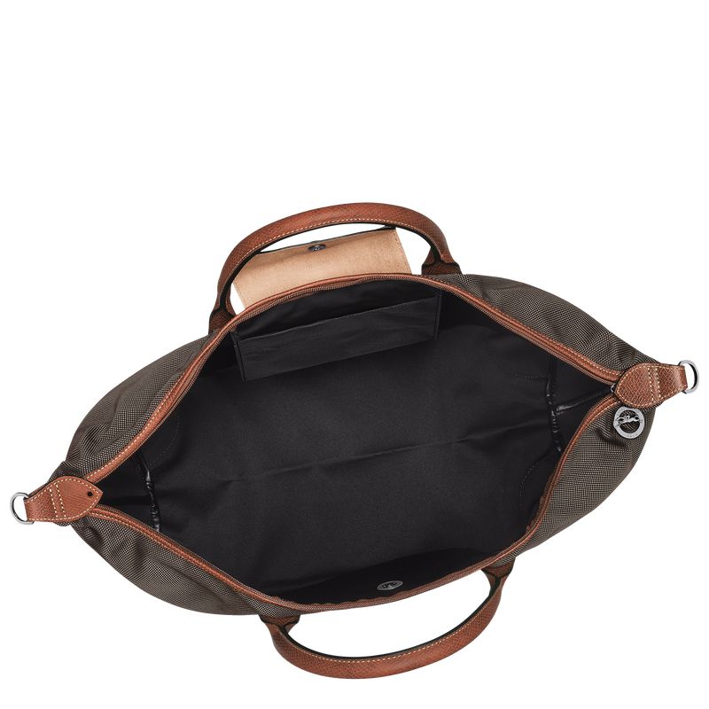 Men Longchamp Boxford Xl Travel Bag Brown | Philippines-659CKHYXQ
