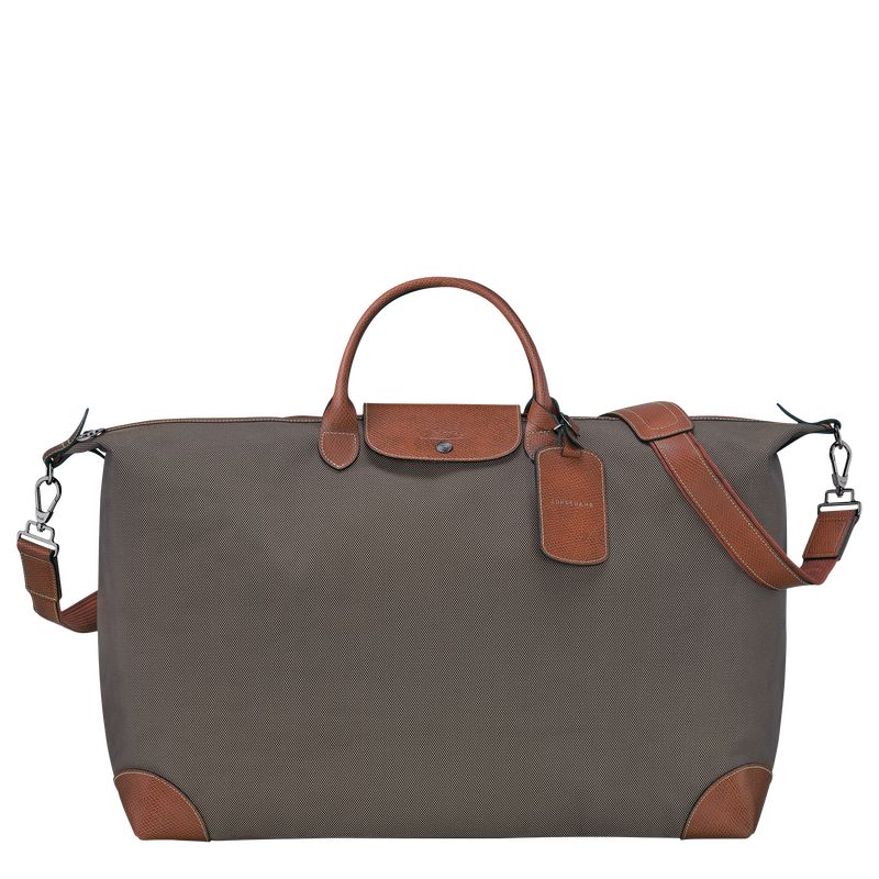 Men Longchamp Boxford Xl Travel Bag Brown | Philippines-659CKHYXQ