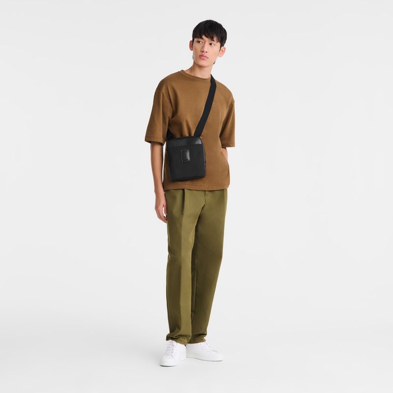Men Longchamp Boxford Xs Crossbody Bag Black | Philippines-906THWCNS