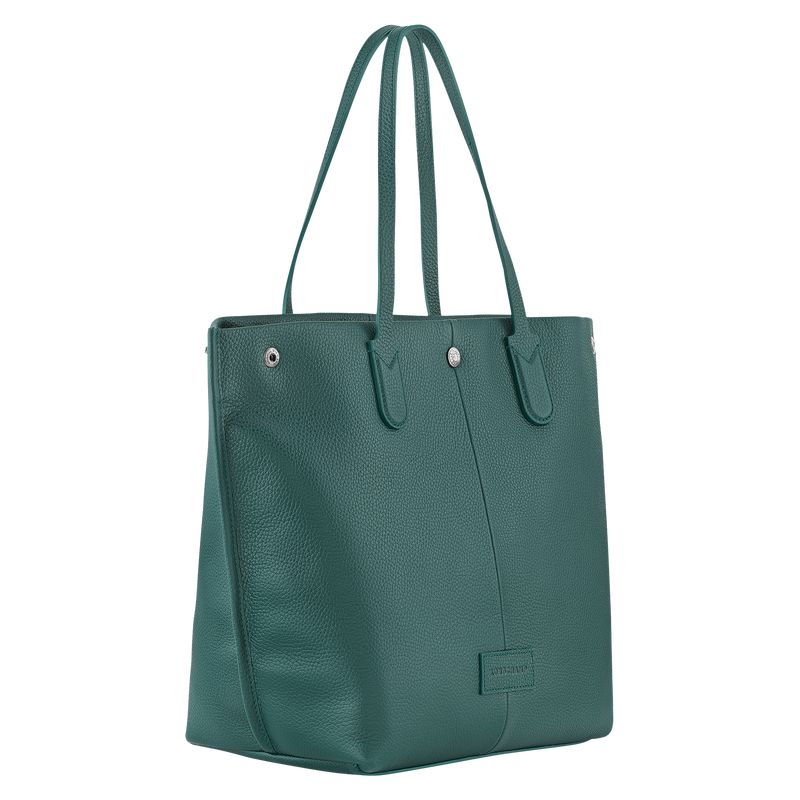 Men Longchamp Essential L Tote Bag Dark Green | Philippines-086IMYQCS