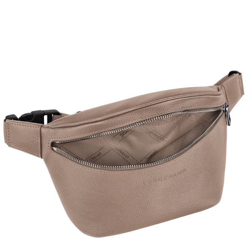Men Longchamp Le Foulonné M Belt Bag Beige | Philippines-761LIYUXA