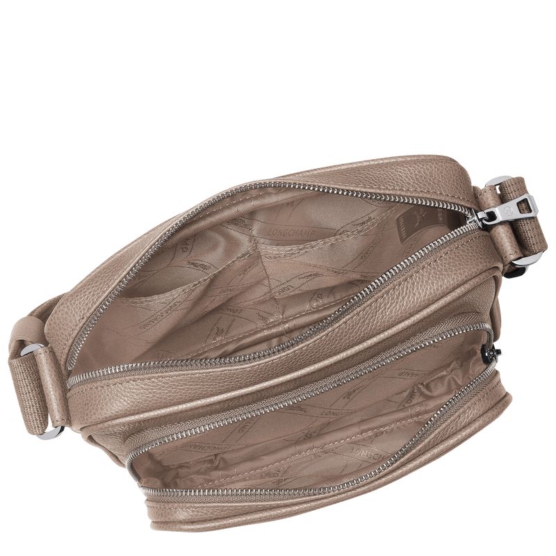 Men Longchamp Le Foulonné S Camera Crossbody Bag Beige | Philippines-906ITEBYJ