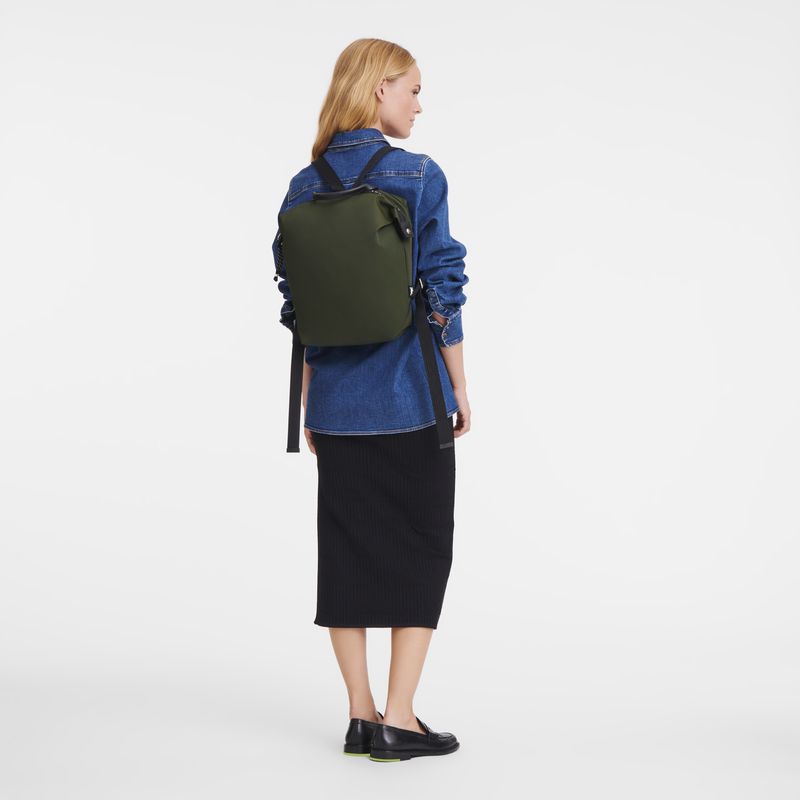 Men Longchamp Le Pliage Energy L Backpack Khaki | Philippines-319ZHSECG