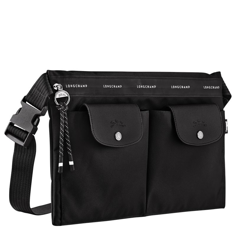 Men Longchamp Le Pliage Energy L Crossbody Bag Black | Philippines-341JYDMSZ