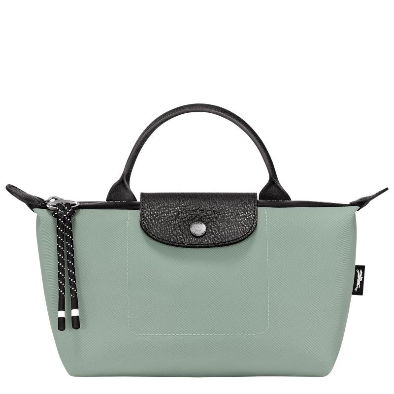 Men Longchamp Le Pliage Energy Pouch Blue Green | Philippines-384YAFSRM