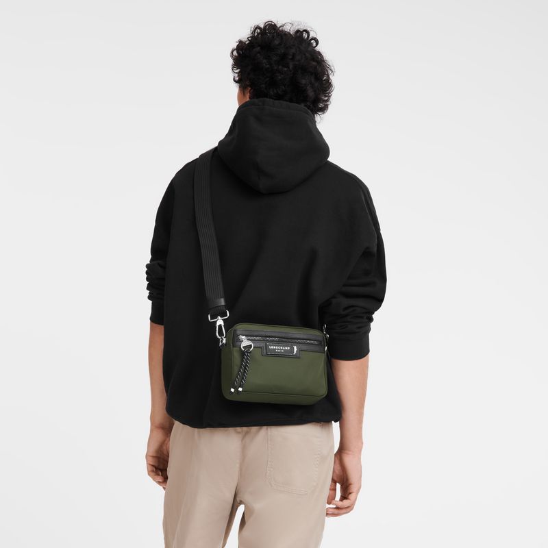 Men Longchamp Le Pliage Energy S Camera Crossbody Bag Khaki | Philippines-219YLRWNB