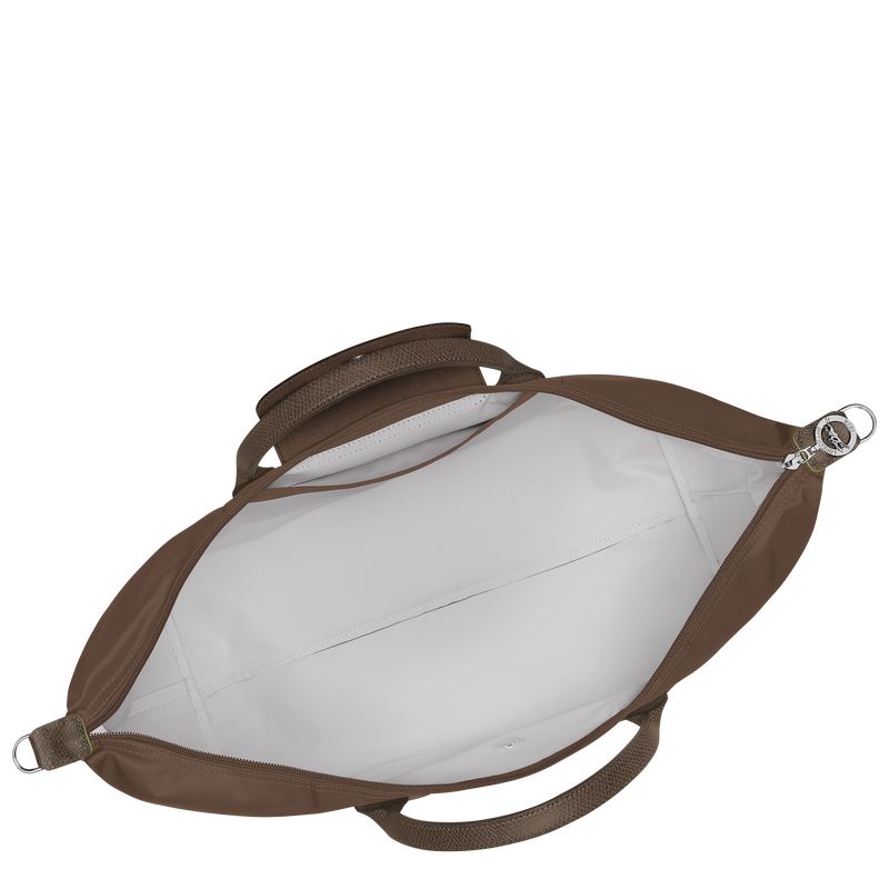 Men Longchamp Le Pliage Green Expandable Travel Bag Dark Brown | Philippines-063JSRLEH
