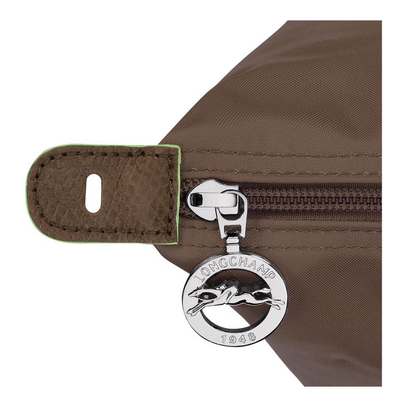 Men Longchamp Le Pliage Green L Travel Bag Dark Brown | Philippines-736GJLAVC