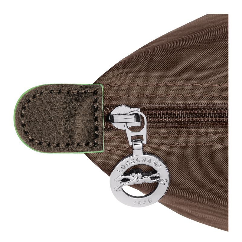 Men Longchamp Le Pliage Green M Backpack Dark Brown | Philippines-097KWEOQX
