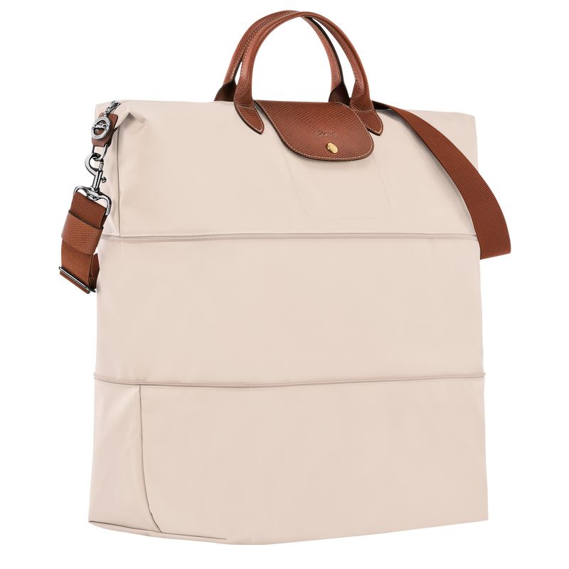 Men Longchamp Le Pliage Original Expandable Travel Bag Beige | Philippines-597OLRHJW
