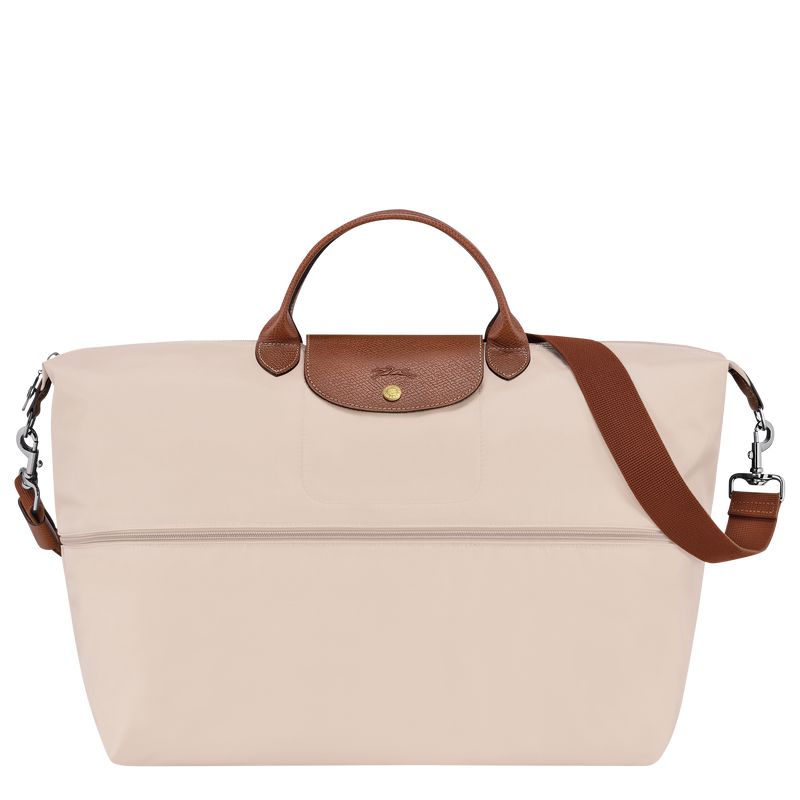 Men Longchamp Le Pliage Original Expandable Travel Bag Beige | Philippines-597OLRHJW