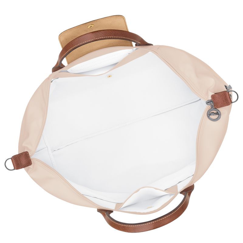 Men Longchamp Le Pliage Original Expandable Travel Bag Beige | Philippines-597OLRHJW