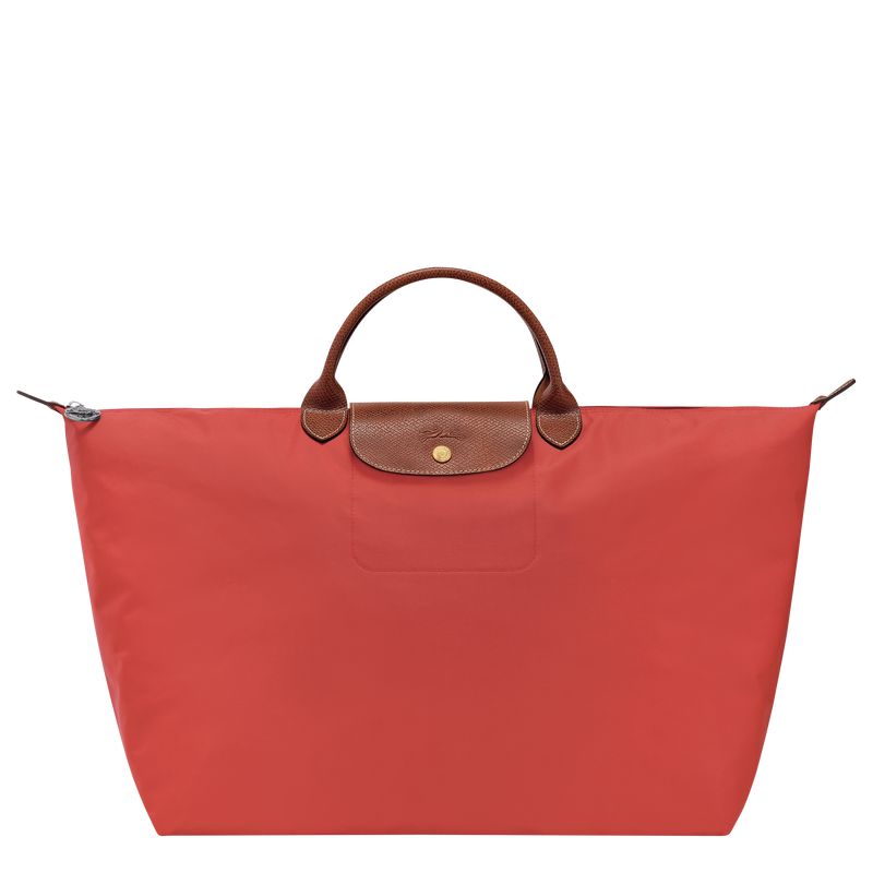 Men Longchamp Le Pliage Original L Travel Bag Pink | Philippines-082RZQBHP