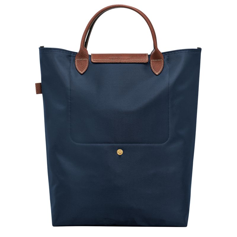 Men Longchamp Le Pliage Original M Tote Bag Navy | Philippines-320HVTIXW