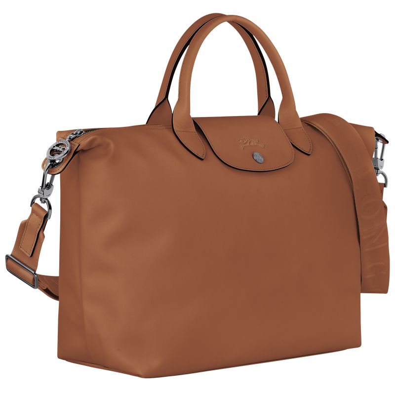 Men Longchamp Le Pliage Xtra L Handbag Brown | Philippines-219AVSUMW