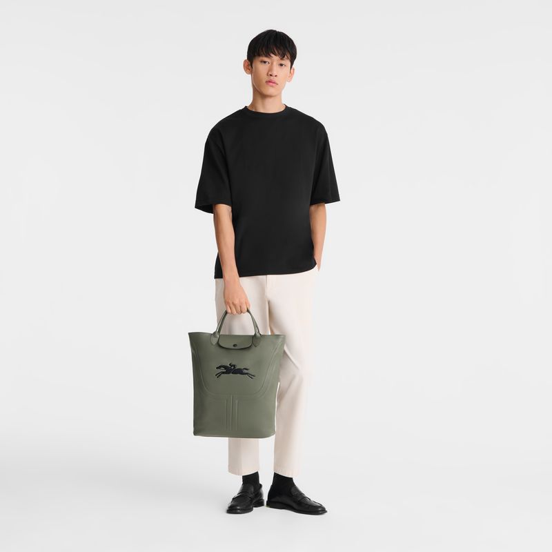 Men Longchamp Le Pliage Xtra M Boot Bag Khaki | Philippines-605HEZFML