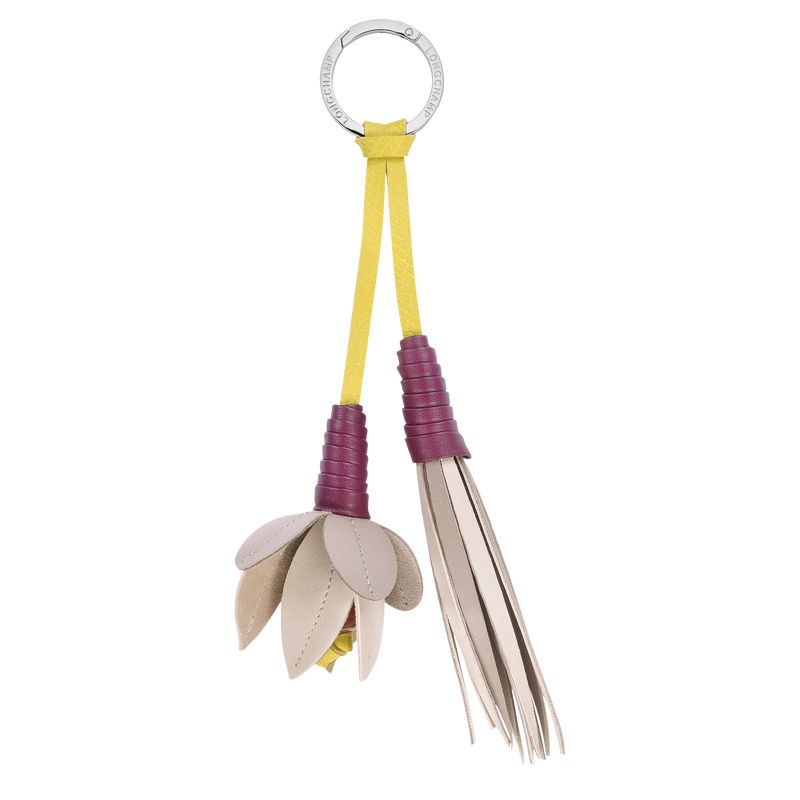 Men Longchamp Re-play Porte-clés Key Rings Beige | Philippines-914IHVPAF