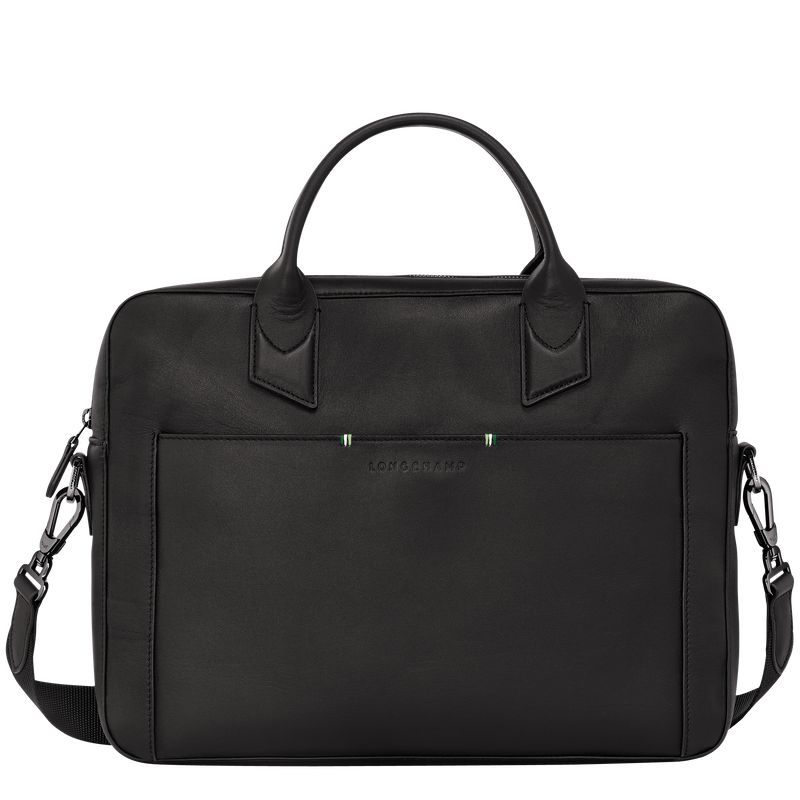 Men Longchamp Sur Seine Briefcase Black | Philippines-329XMYNLE