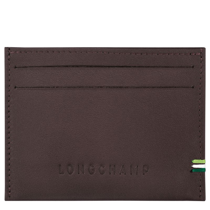 Men Longchamp Sur Seine Card Holder Beige | Philippines-021WKQDRE