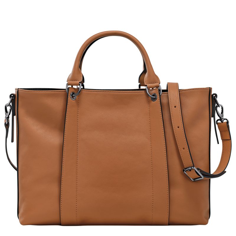 Women Longchamp 3D L Handbag Beige | Philippines-479LBUIHC