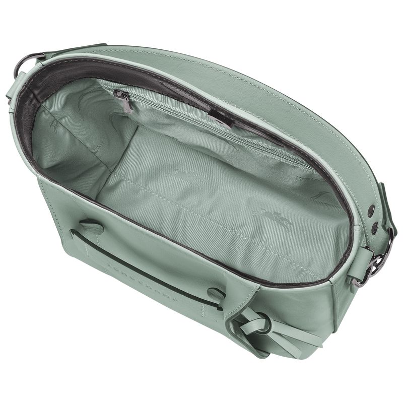 Women Longchamp 3D S Crossbody Bag Blue Green | Philippines-857NKFGYL