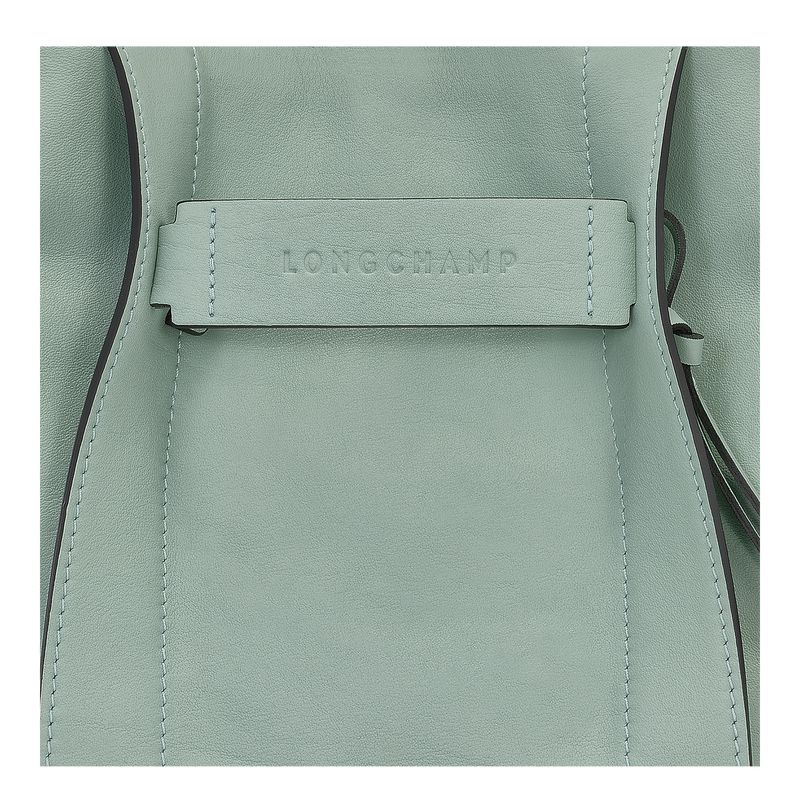Women Longchamp 3D S Crossbody Bag Blue Green | Philippines-857NKFGYL