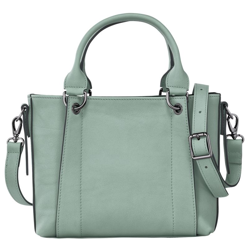Women Longchamp 3D S Handbag Blue Green | Philippines-690GKCFTQ