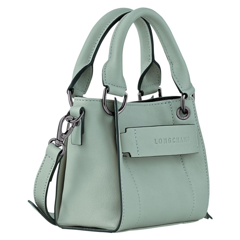 Women Longchamp 3D Xs Handbag Blue Green | Philippines-526PKNFOC