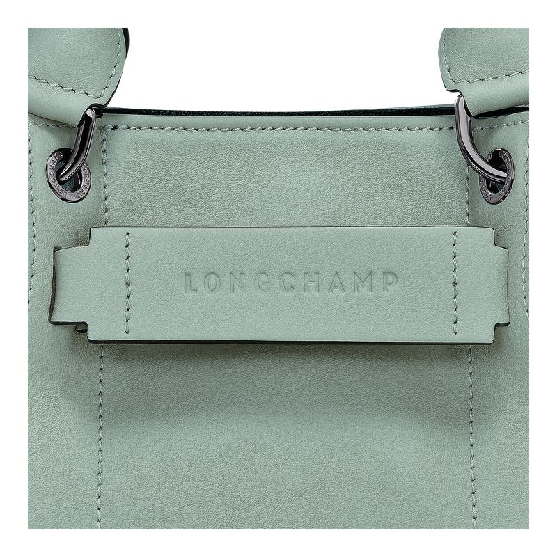 Women Longchamp 3D Xs Handbag Blue Green | Philippines-526PKNFOC