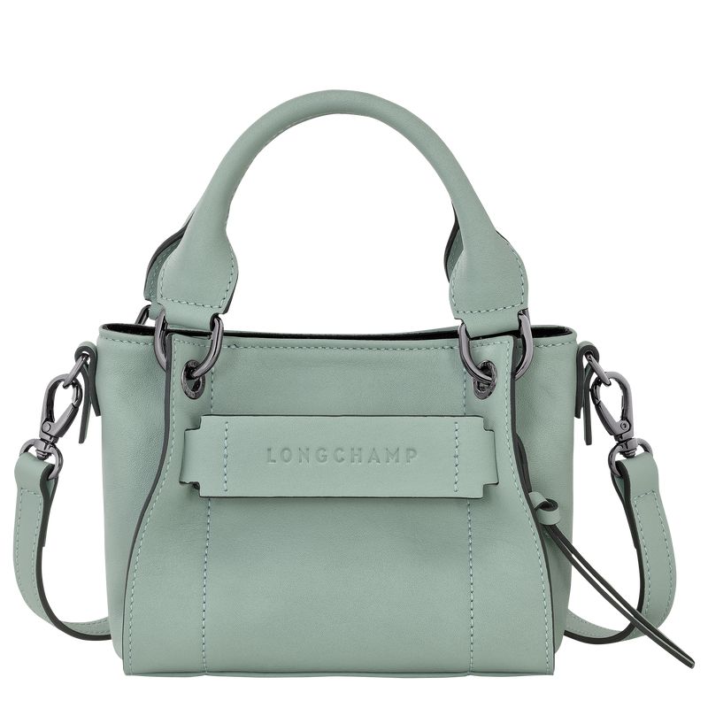 Women Longchamp 3D Xs Handbag Blue Green | Philippines-526PKNFOC