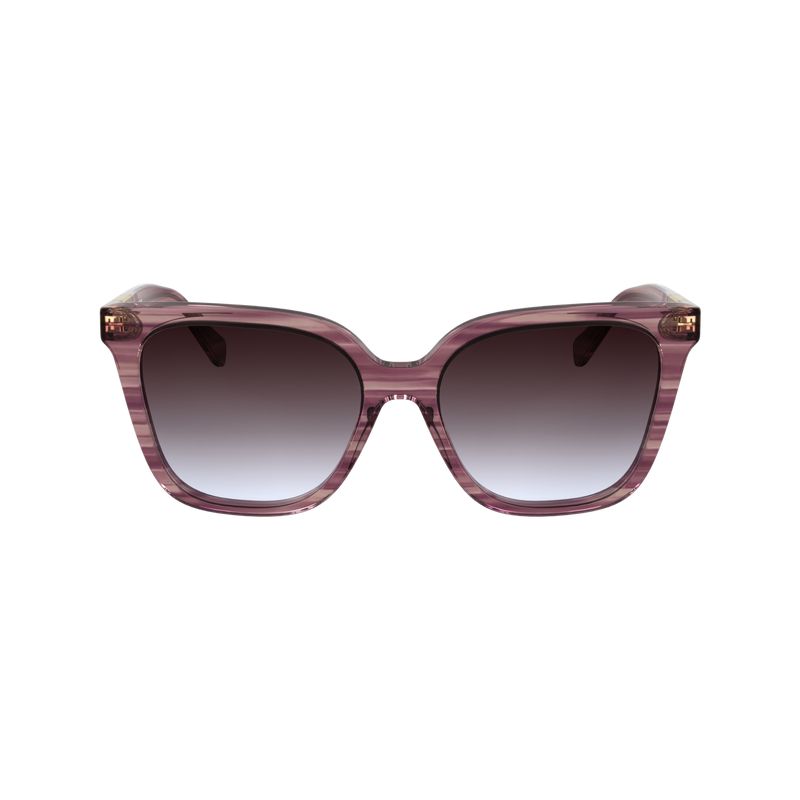Women Longchamp Acetate Sunglasses White / Purple | Philippines-310EHBKFA