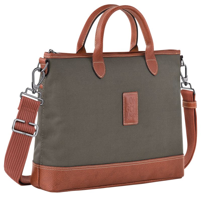Women Longchamp Boxford S Briefcase Brown | Philippines-186VEBUXL