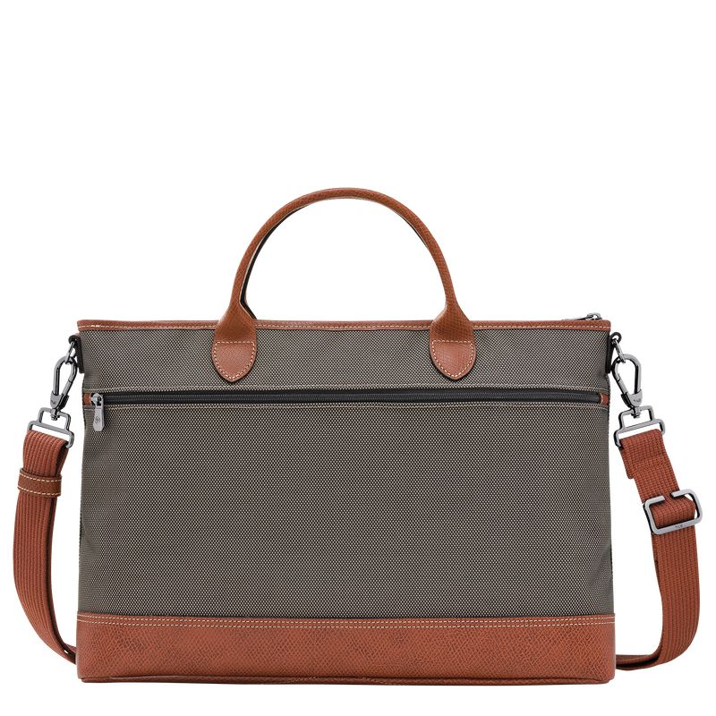 Women Longchamp Boxford S Briefcase Brown | Philippines-186VEBUXL