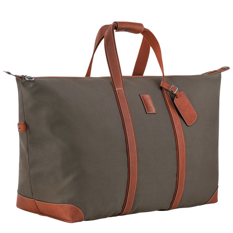 Women Longchamp Boxford Xl Travel Bag Brown | Philippines-876QMYJDV