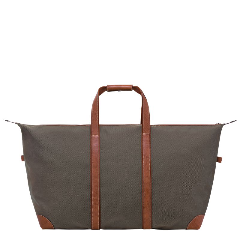 Women Longchamp Boxford Xl Travel Bag Brown | Philippines-876QMYJDV