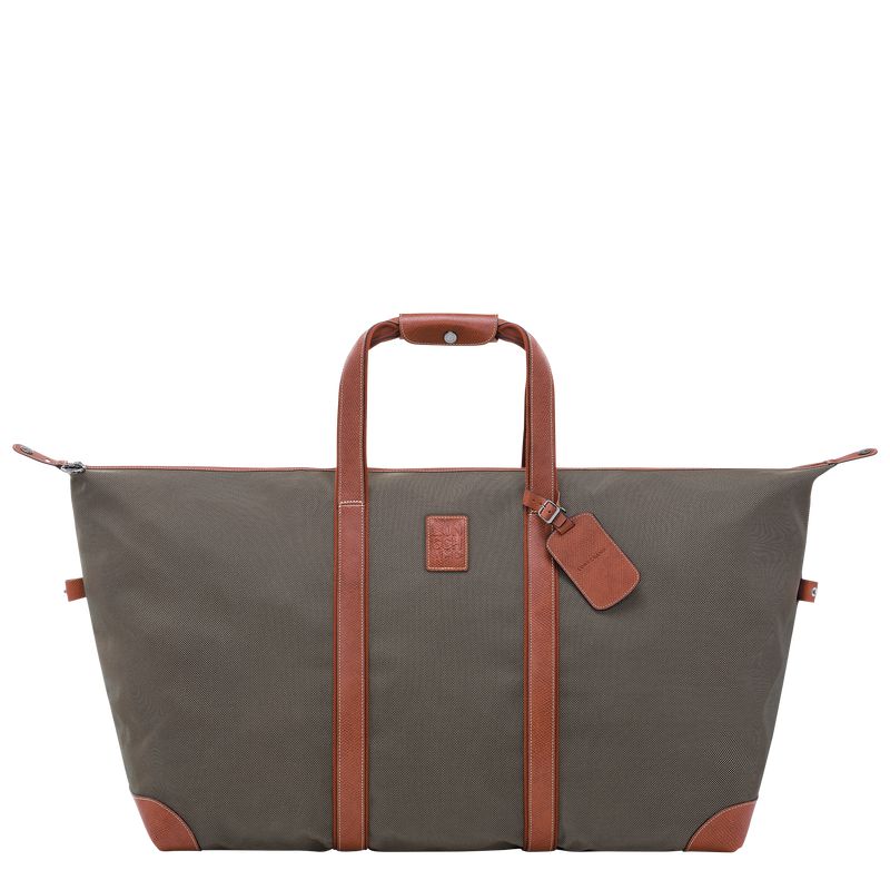Women Longchamp Boxford Xl Travel Bag Brown | Philippines-876QMYJDV