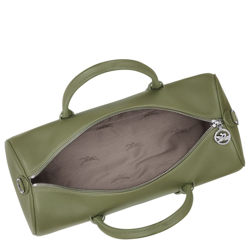 Women Longchamp Daylong L Handbag Green | Philippines-391KIOEDG
