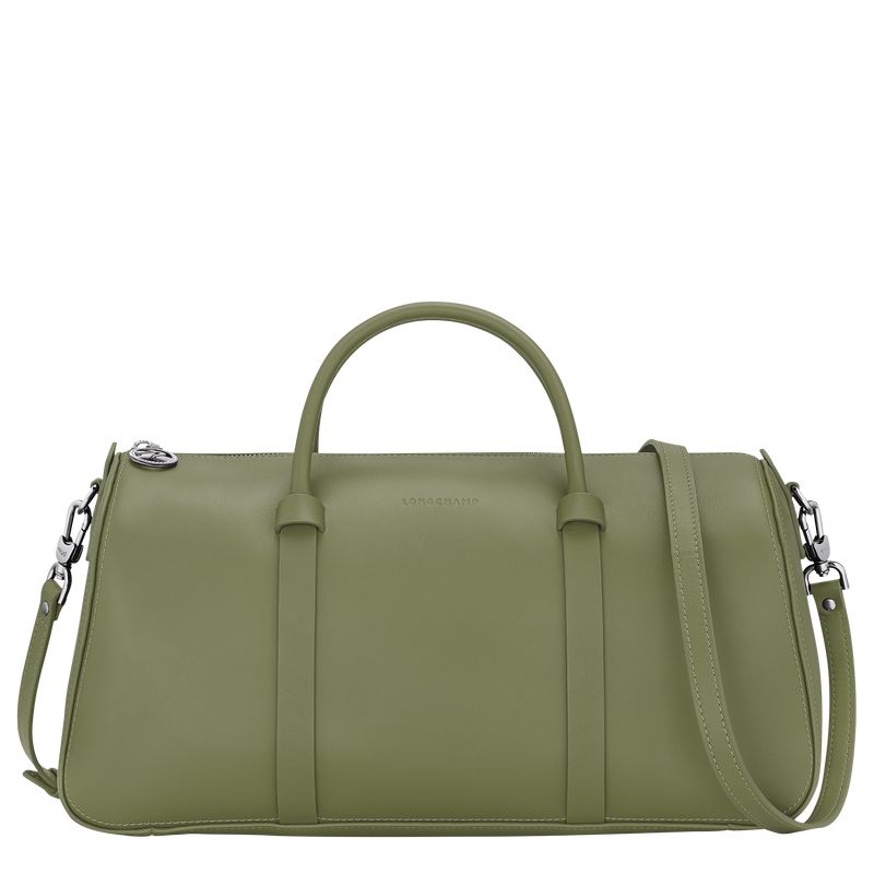 Women Longchamp Daylong L Handbag Green | Philippines-391KIOEDG