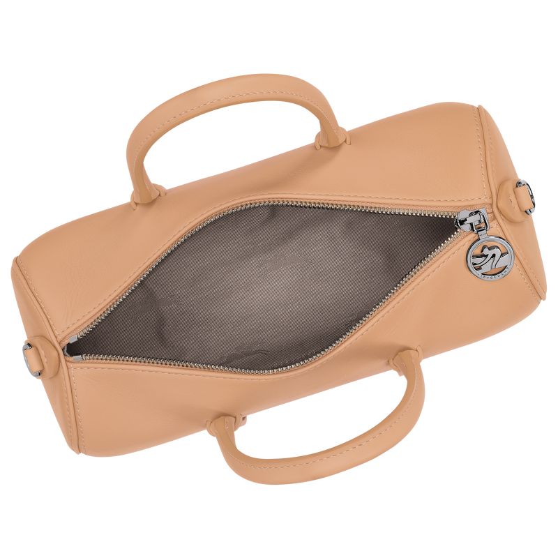 Women Longchamp Daylong M Handbag Brown | Philippines-980VRYSDX