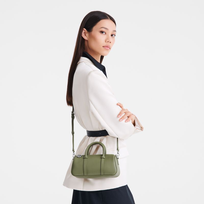 Women Longchamp Daylong S Handbag Green | Philippines-286KCRSJF