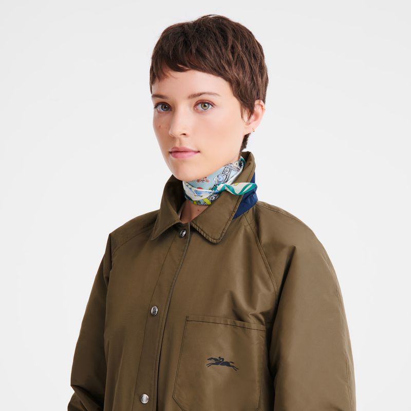 Women Longchamp Equestrian Tower 50 Scarf Multicolor | Philippines-798AIFPDV