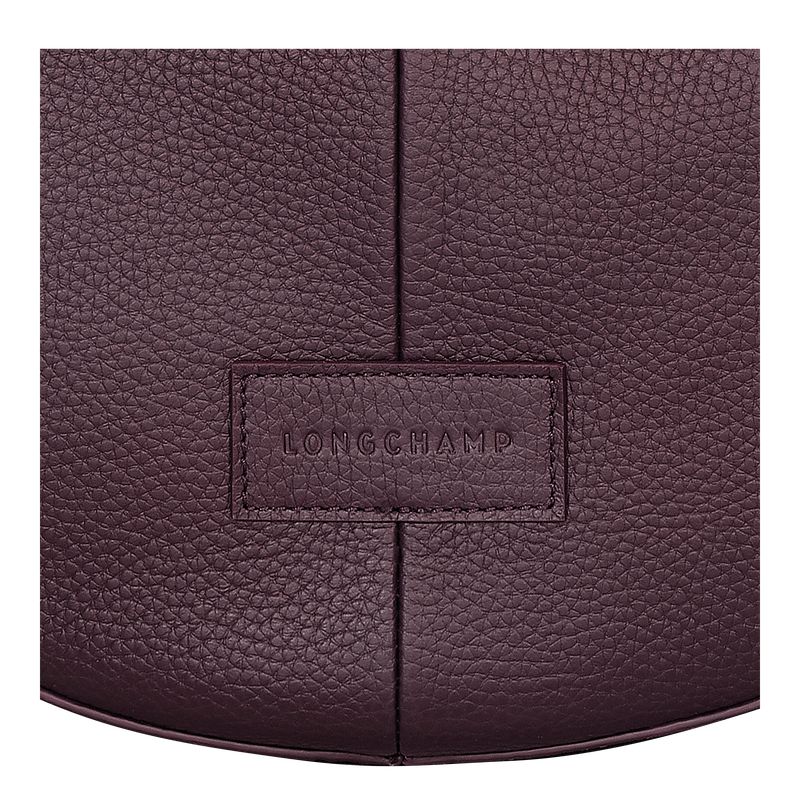 Women Longchamp Essential L Crossbody Bag Dark Purple | Philippines-217NIARST